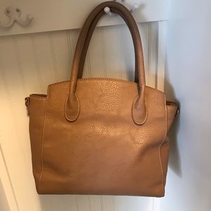 Charming Charlie camel colored handbag/ purse
